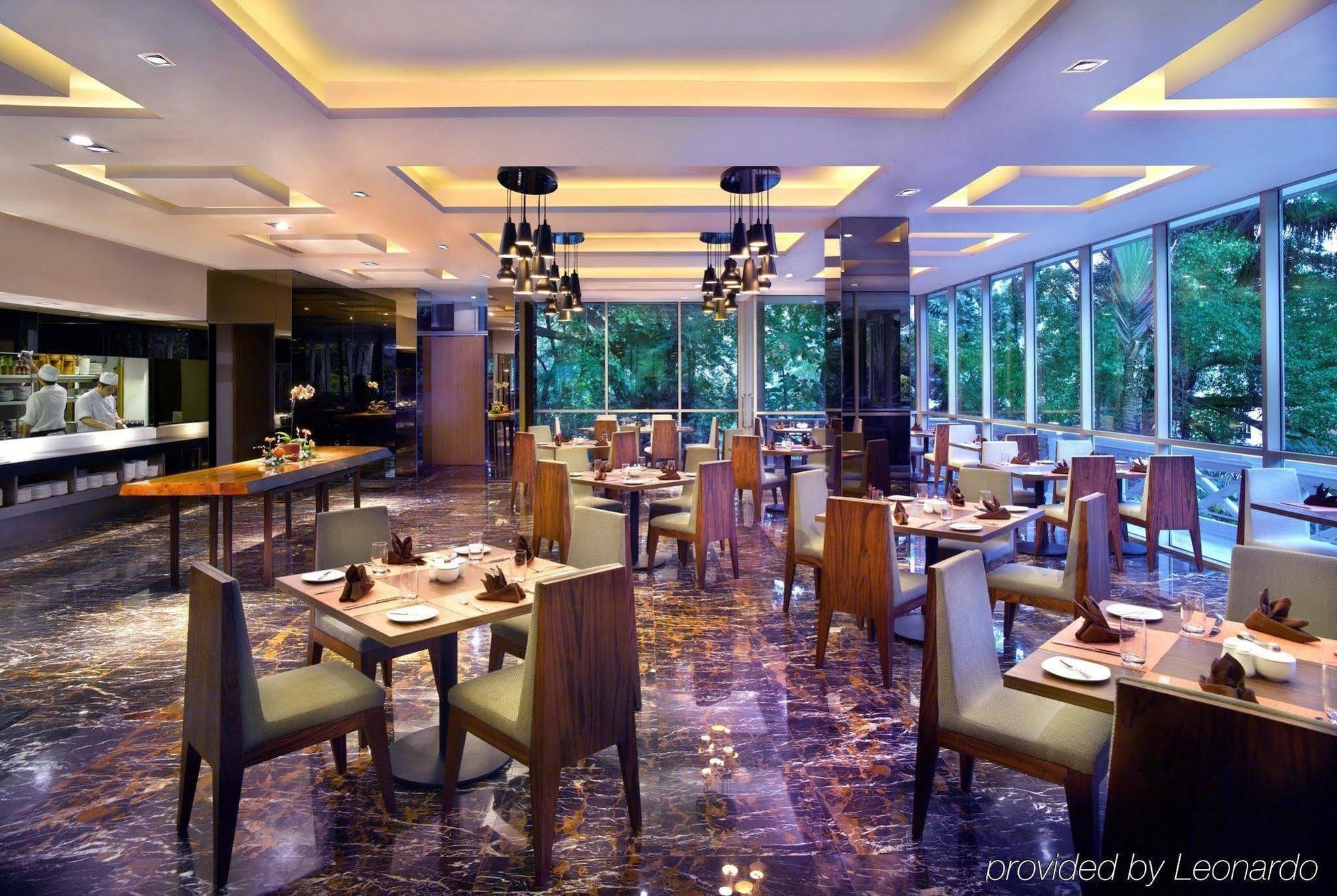 Hotel Fort Canning Szingapúr Étterem fotó